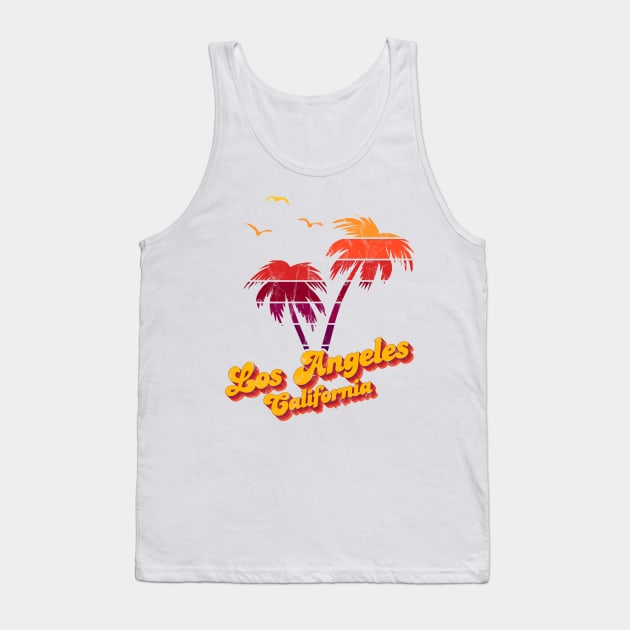 Los Angeles California Tank Top by Jennifer